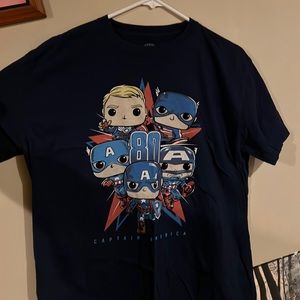 Captain America Marvel Corps box Tshirt, XL never work